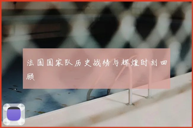 法国国家队历史战绩与辉煌时刻回顾